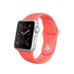 CINTURINO SILICONE APPLE WATCH/2/3/4/5/6/SE 38 MM. RED