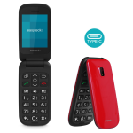 CELLULARE EASYTECK F210 2.4" FOLD RED