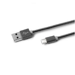 CELLY USB MICROUSB METAL CABLE DS
