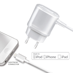 TRAVEL CHARGER LIGHTNING 1A WH MFI