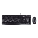 TASTIERA LOGITECH MK120 LOG + MOUSE USB RETAIL BLACK 920-002543