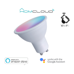 Homcloud Faretto GU10 ad incasso Wi-FI RGB + Bianco caldo dimmerabile