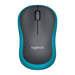 MOUSE LOGITECH M185 CORDLESS GREY BLU LOGITECH USB NANO RECEIVER