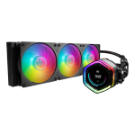 COOLER DISSIPATORE A LIQUIDO 3 VENTOLE MOBIUS 120 ARGB SCHERMO LCDPERSONALIZZABILE DA 2.1 POLLICI