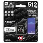 microSD IRDM by GoodRAM 512GB UHS I U3 A2 + adapter