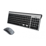 TASTIERA/MOUSE KIT WIFI PLATINUM GY 1000DPI 112TASTI MULTIPLUG&PLAY ADJ