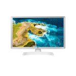 LG TV MONITOR 23,6 HD SMART INTERN ET HDMI VESA DVBT2 DVBS2 BIANCO