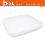 Luce Calda - 3000K Plafoniera Quadrata LED IP20 25W 3000K 33x6,8cm