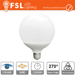 Luce Naturale - 4000K Lampada Globo Ã˜12cm - 24W 4000K E27