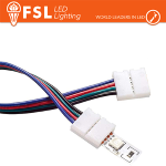- Connettore rapido 2END per strip 10mm LED RGB