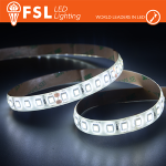 Luce Fredda - 6500K Striscia LED 5m IP65 SILICON 2835 24V - 6W/m 60led/m 6500K