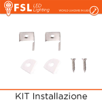 KIT Installazione Accessori Installazione per Profilo Angolare