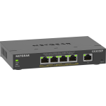 NETGEAR Plus GS305EP - Switch - intelligente - 5 x 10/100/1000 (4 PoE+) - desktop, montaggio a parete - PoE+ (63 W)