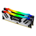 Kingston FURY Renegade RGB - DDR5 - kit - 32 GB: 2 x 16 GB - DIMM 288-PIN - 6400 MHz / PC5-51200 - CL32 - 1.1 V - senza buffer - on-die ECC