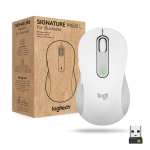 Logitech Signature M650 L for Business Mouse Ottico 4000DPI 5 Tasti Wireless/Bluetooth Off-White
