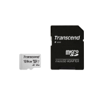 TRASCEND 128GB UHS-I U1 MICROSD WITH ADAPTER