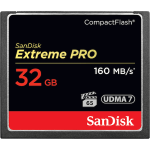 SanDisk Extreme Pro - Scheda di memoria flash - 32 GB - 1000x/1067x - CompactFlash