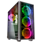 Kolink Observatory ARGB Middle Tower Vetro Temperato No Power minITX/mATX/ATX/E-ATX Bianco