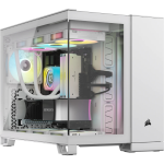 Corsair 2500X White Micro-ATX Vetro Temperato No-Power minITX/mATX