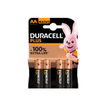 DURACELL CONFEZIONE DI 4 PLUS100 STILO AA 1500