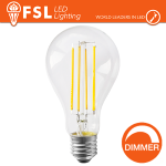 Luce Naturale - 4000K Lampada Filamento Goccia - 7W 4000K E27 Dimmerabile