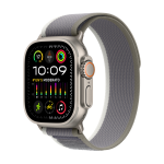 Apple Watch Ultra 2 2023 GPS + Cellular, 49mm Cassa in titanio con verde/grigio trail loop - M/L