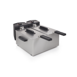 FRIGGITRICE ARGENTO DUAL 2x3L INOX 3600W