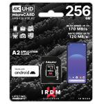 microSD IRDM by GoodRAM 256GB UHS I U3 A2 + adapter