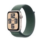 Apple Watch SE GPS 44mm Galassia Cassa Alluminio con Cinturino Sport Loop Lago Verde