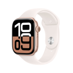 Apple Watch Series 10 GPS + Cellular 46mm Rose Oro Cassa Alluminio con Cinturino Sport Rosa Fard - M/L
