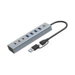 7-PORT USB 3.0 HUB 5GBPS USB-C X 3