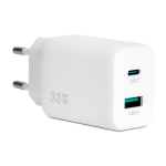 CARICATORE DA RETE TYPE-C +PORTA USB 33W