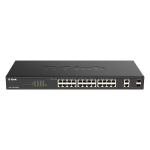 D-Link DGS-1100-26MPV2 Switch Managed Gigabit Ethernet 26 Porte PoE Nero
