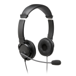 Kensington USB Hi-Fi Headphones with Mic - Cuffie con microfono - over ear - cablato - USB-A - nero