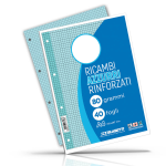 RICAMBI RINF A4 AZZURRI 80G 40F 4M