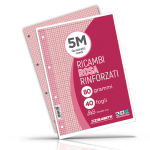 RICAMBI RINF A4 ROSA 80 GR 40FF 5M