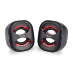 SPEAKER USB 2.0 BLACK WHITE