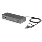 StarTech.com Docking Station Universale Doppio monitor HDMI o Display Port 4K - Replicatore di Porte USB-C USB-A - 100W PD (DK30C2DPEPUE) - Docking station - USB-C - 2 x HDMI, 2 x DP - 1GbE - 170 Watt