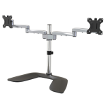SUPPORTO DOPPIO MONITOR IN ACCIAIO