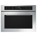 SMEG FORNO MICROONDE INCASSO COMBINATO 32LT GRILL 45CM INOX SF4400MCX1