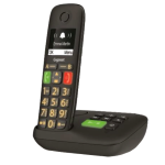 GIGASET E290A BLACK CORDLESS DECT SENIOR CON SEGR.