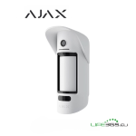 AJAX SENSORE DI MOVIMENTO DA ESTERNO CON FOTOCAMERA (MOTIONCAM) DA ESTERNO BIANC