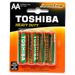 TOSHIBA PILE STILO ZINCO AA LR6R6KG 4PZ