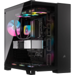 CORSAIR ICUE LINK 6500X RGB BLACK MIDDLE TOWER VETRO TEMPERATO NO-POWER MINITX/MATX/ATX
