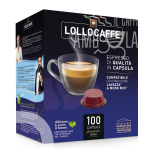 LOLLOCAFFE' MISCELA ARGENTO 100 CAPSULE COMPATIBILI A MODO MIO