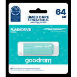 GOODRAM PENDRIVE 64GB UME3 CARE - ANTIBATTERICA - USB 3.0 - UME3-0640CRR11