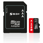 32GB S3+ MICROSD WITH SD ADAPTOR