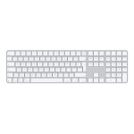 MAGIC KEYBOARD CON TOUCH ID AND NUMERIC KEYPAD PER MAC MODELS CON APPLE SILICON - INTERNATIONAL ENGLISH - BIANCO KEYS CON PORTA USB-C