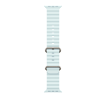 CINTURINO APPLE WATCH 44/45/46/49MM - OCEAN - TITANIO NATURALE - BLU GHIACCIO - MISURA UNICA