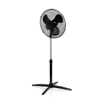 VENTILATORE PIANTANA 40CM NERO